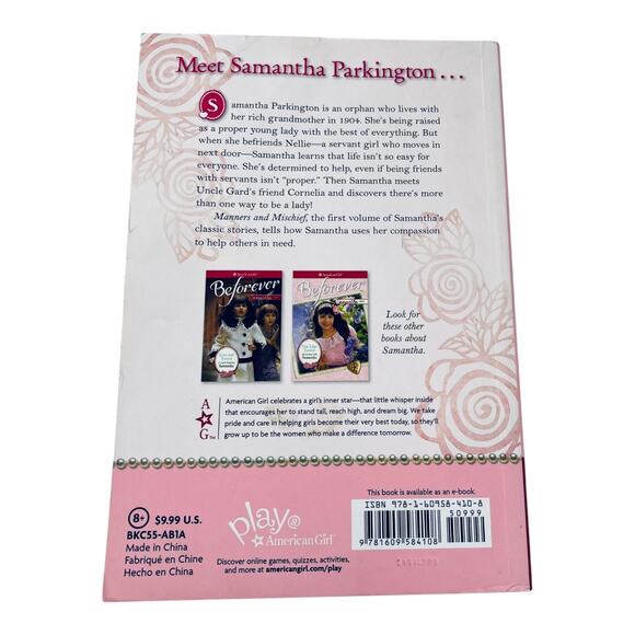 American Girl Manners and Mischief BOOK A Samantha Classic Vol. 1 2014 Paperback - Picture 3 of 5